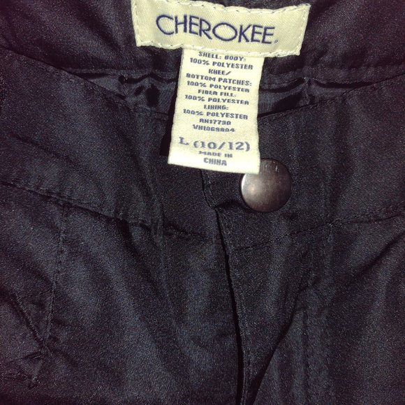 Cherokee Pantalon De Nieve Eskiar Impermeables Insulado Para Niños Talla L 10/12 - Picture 4 of 9